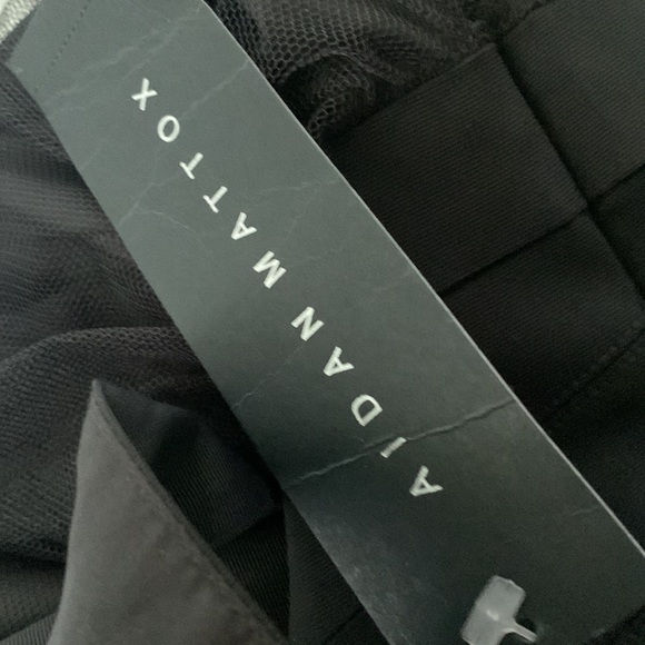 New Aidan Mattox Gorgeous Black Tie Dress - Picture 11 of 11